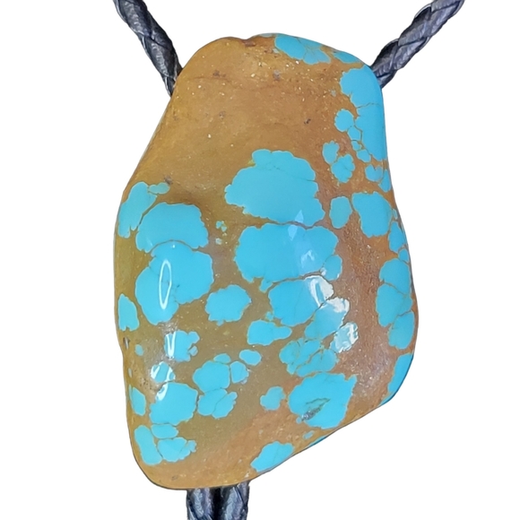 VINTAGE Turquoise Bolo Necktie - Picture 2 of 4